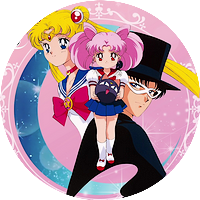 Sailor Moon with Tuxedo Mask & Chibiusa